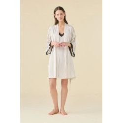 Women's Summer Kimono Robe in Cherie Viscose