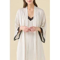 Women's Summer Kimono Robe in Cherie Viscose