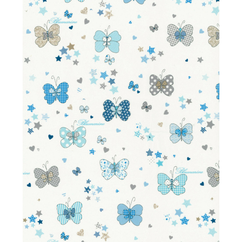Completo Lenzuola Culla Farfalle Blumarine