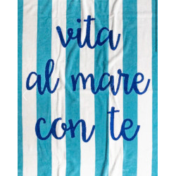 Velour Brushed Terry Beach Towel