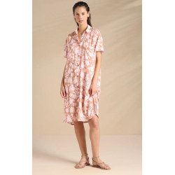 Women's Summer Dress Shirt in Viscose, Flowery Item