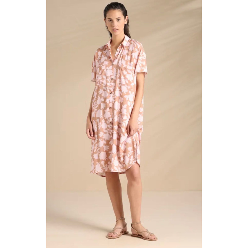 Abito Camicia Donna Estivo In Viscosa  Flowery Noidìnotte