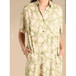 Abito Camicia Donna Estivo In Viscosa  Flowery Noidìnotte